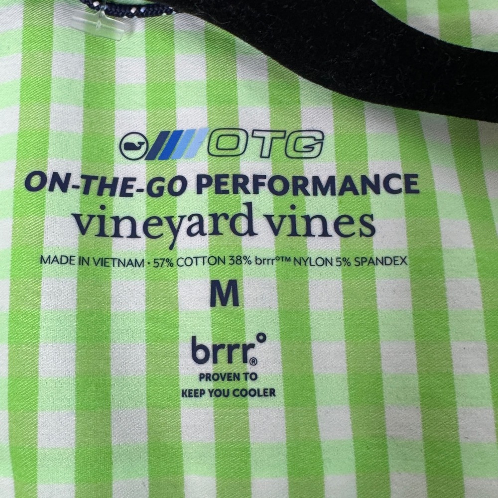 Vineyard Vines OTG Performance Gingham Button Dow… - image 7